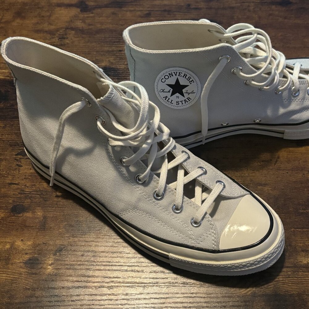 Converse Chuck 70 High Top Shoes (Fossilized/Egret/Black) Sz 11